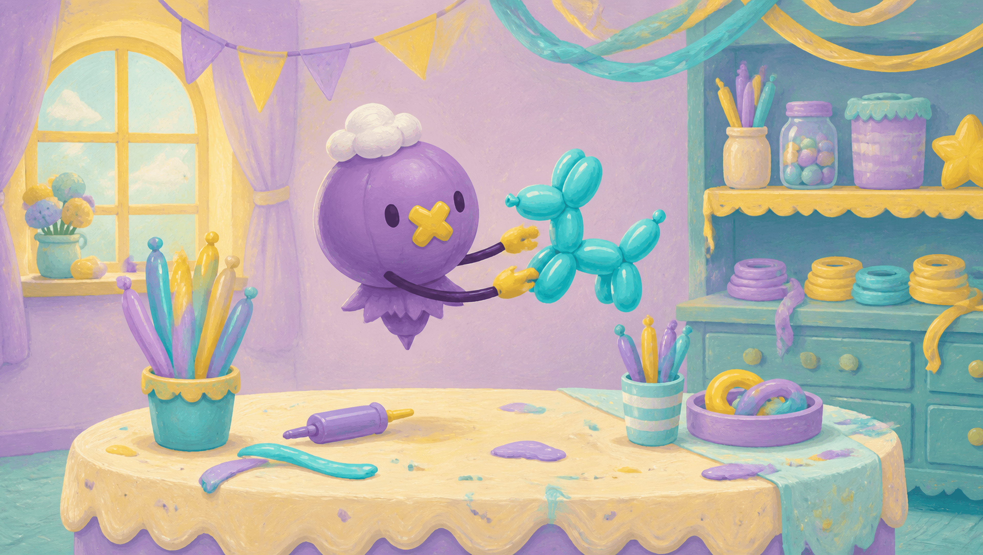 Drifloon Balloon Artist Large mat artwork