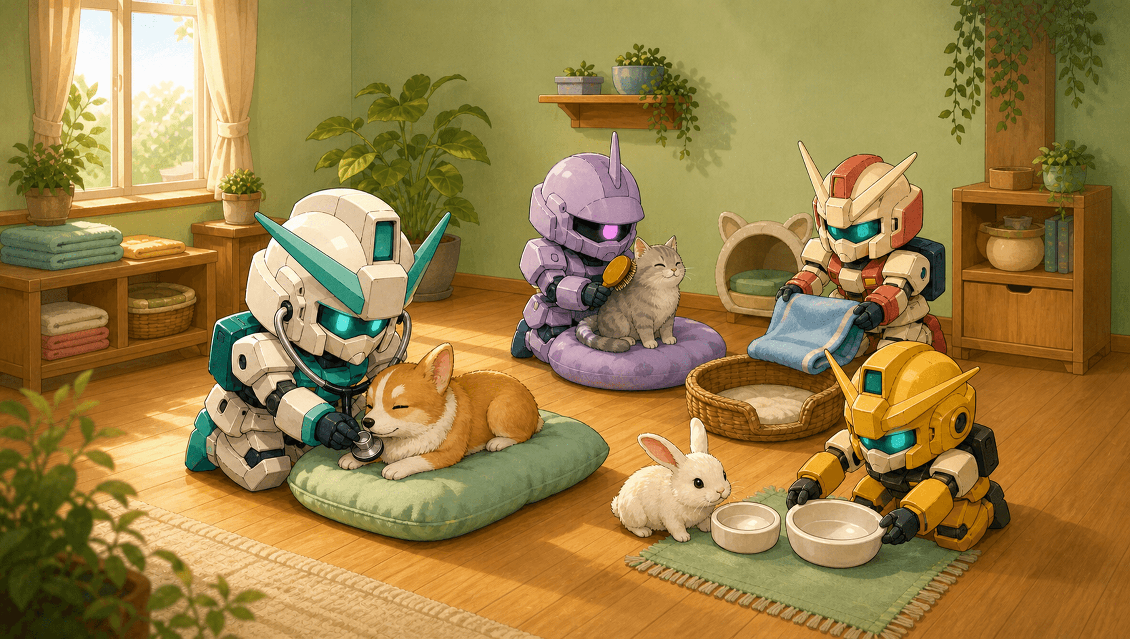 Animal Care Center Large mat artwork