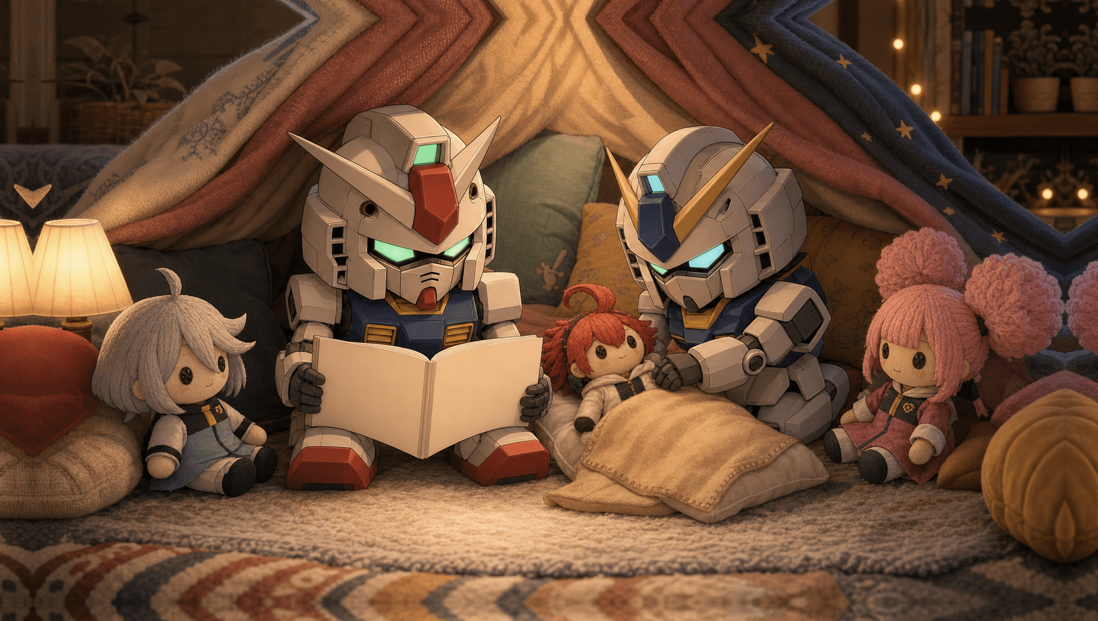 Blanket Fort Large mat artwork