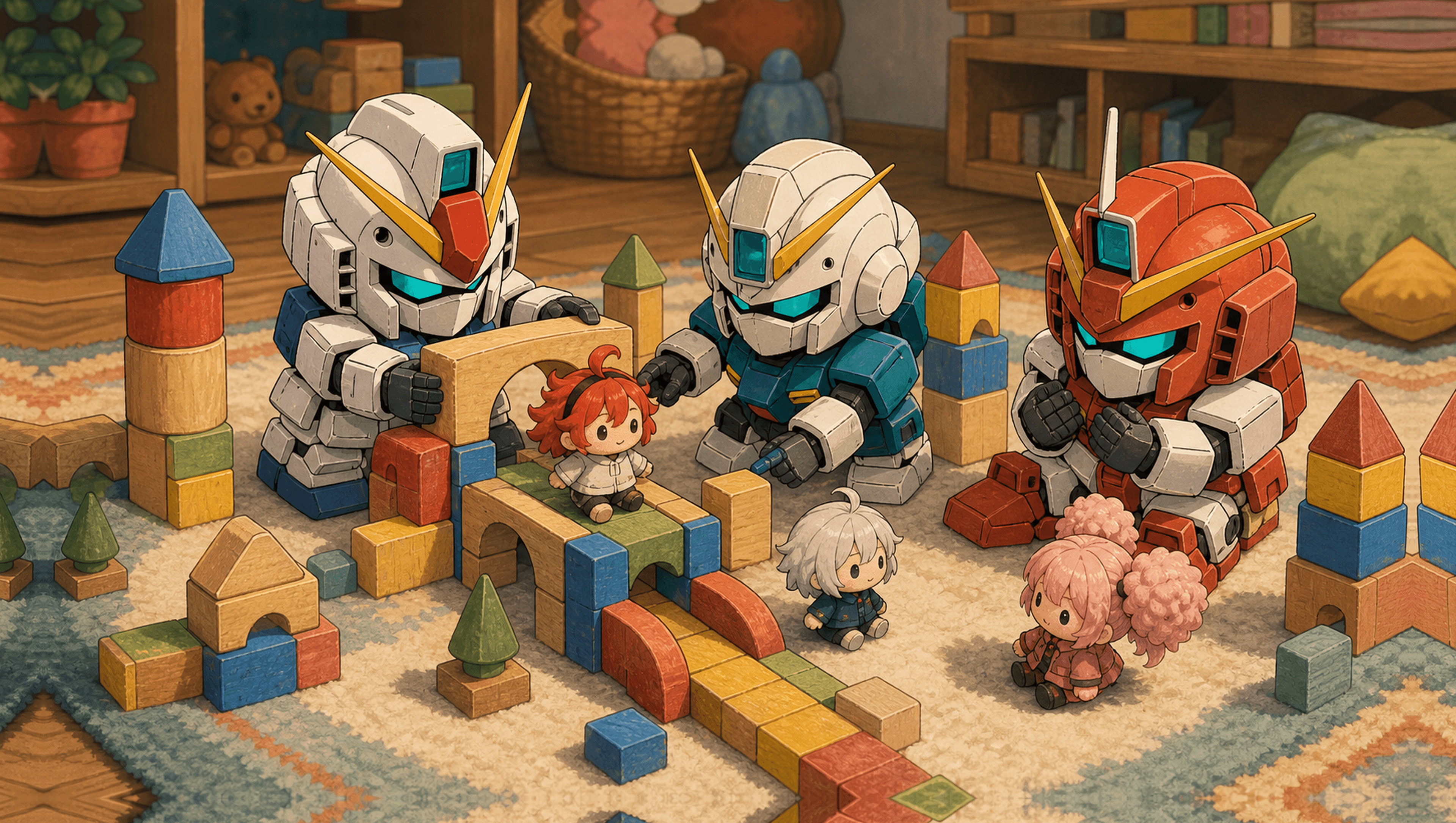 Block City Large mat artwork