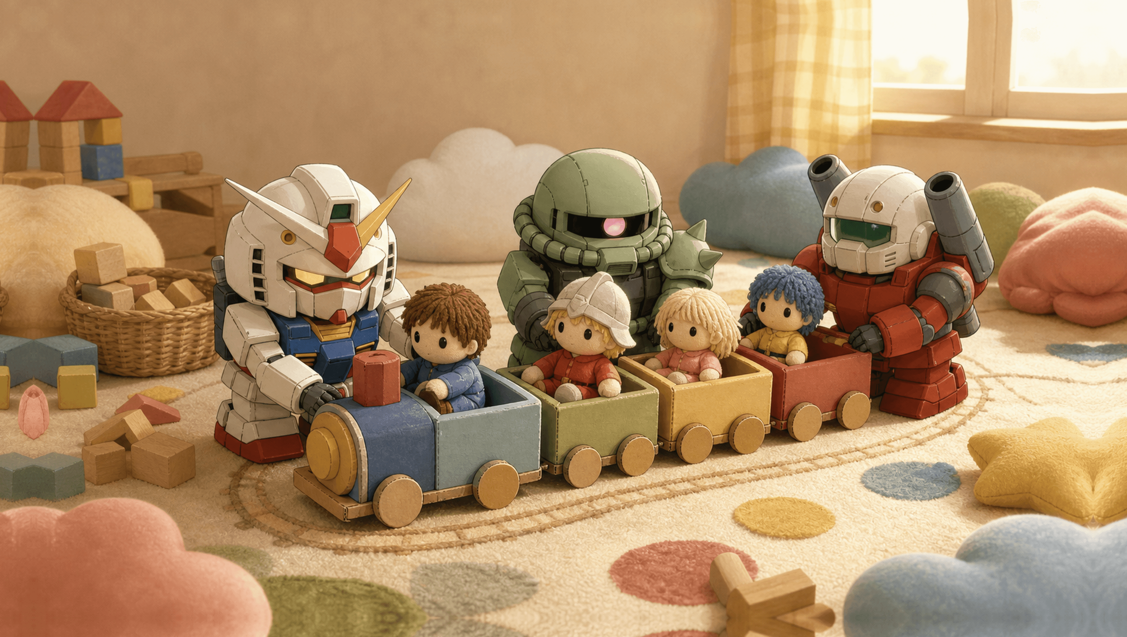 Mobile Suit Gundam Original — Study 14 Large mat artwork