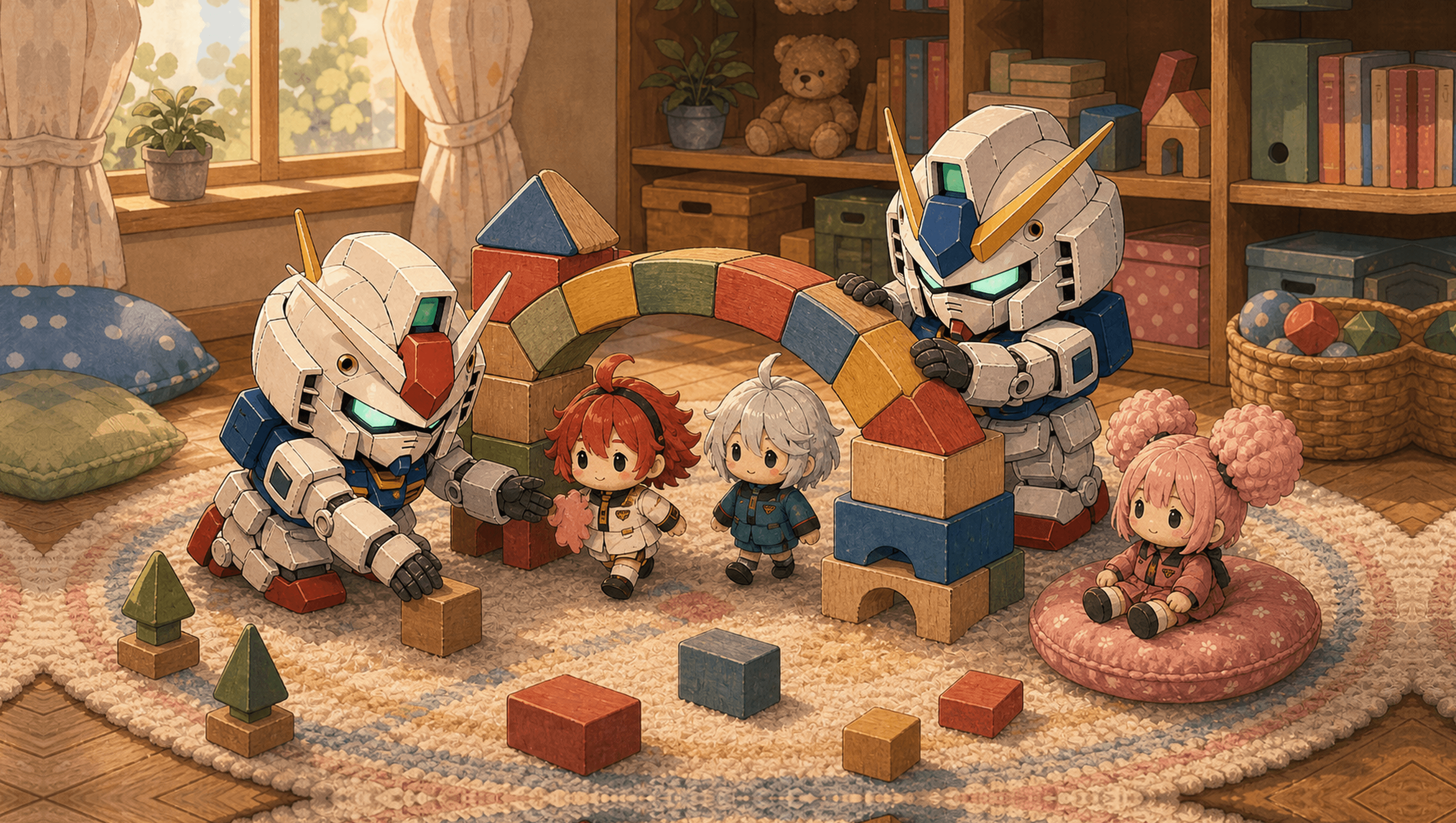 Block Bridge Large mat artwork
