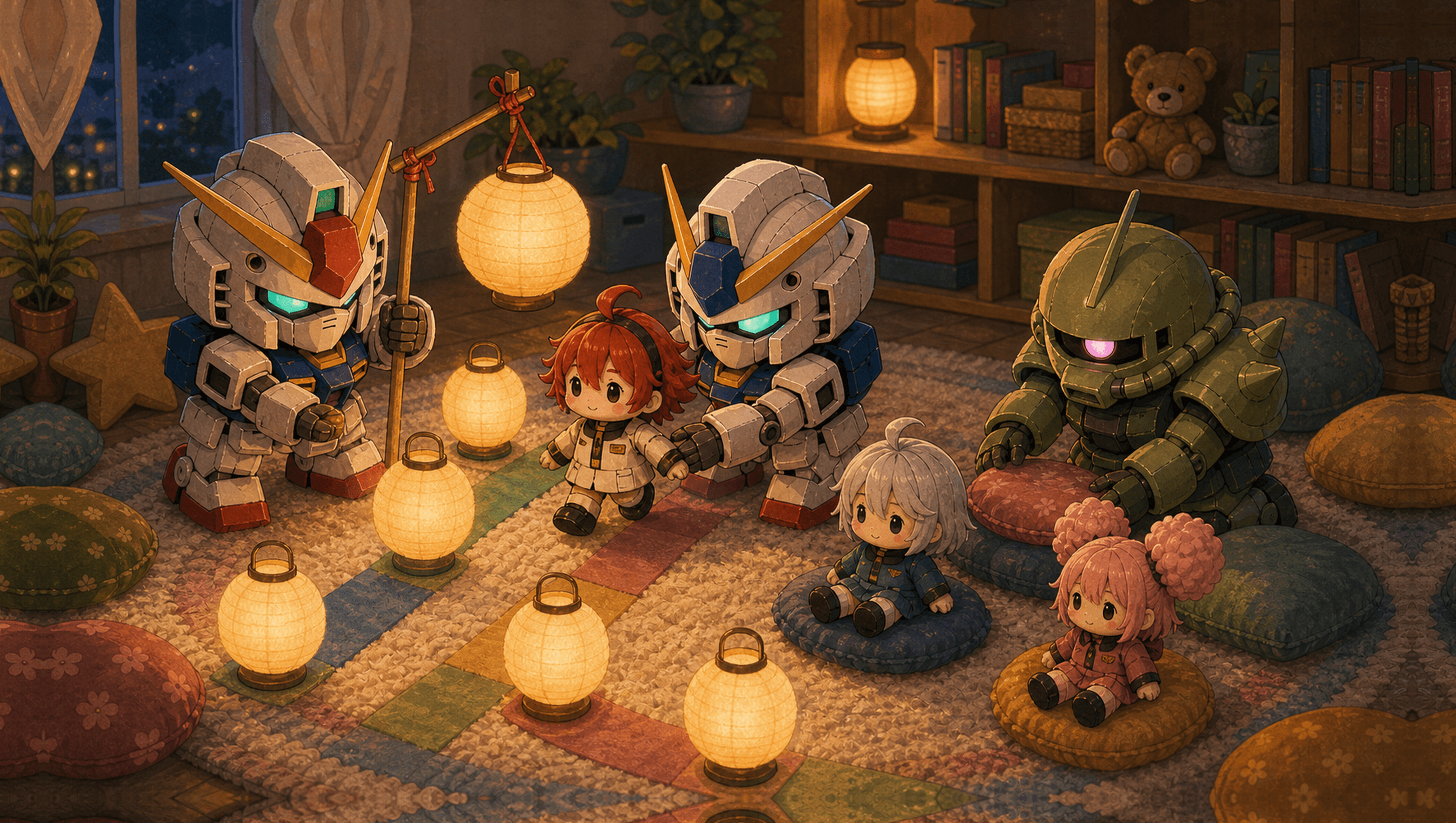 Paper Lantern Large mat artwork
