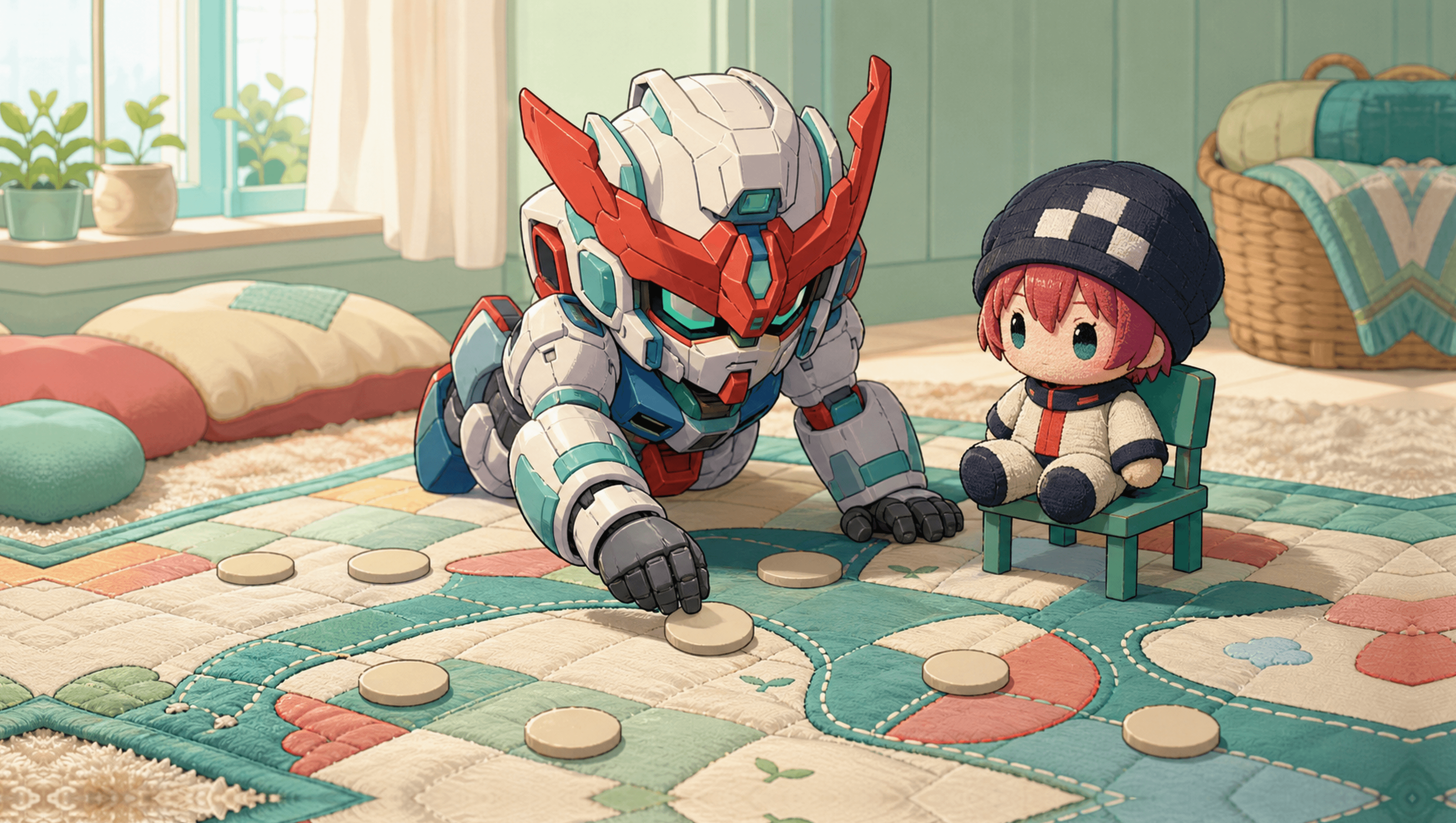 GQuuuuuuX Board Game Large mat artwork