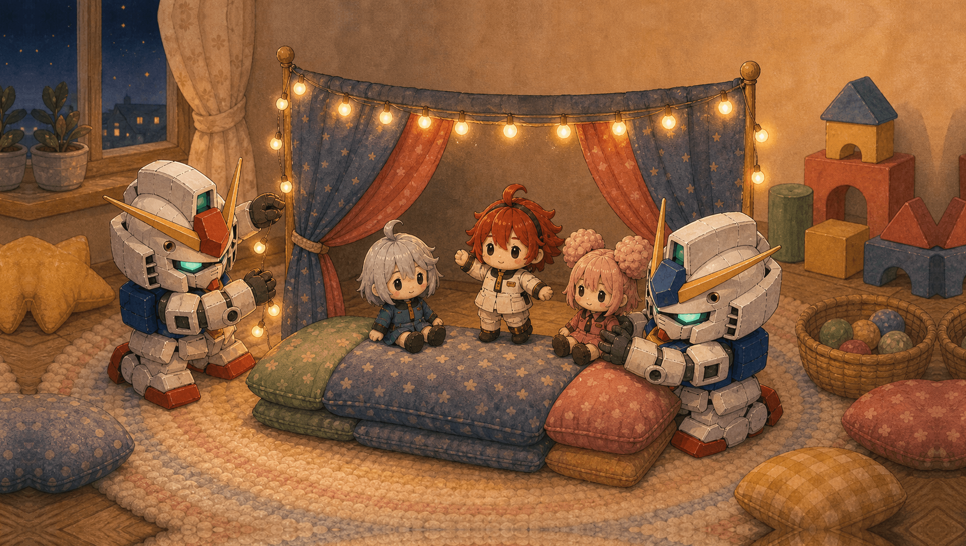String Light Stage Large mat artwork
