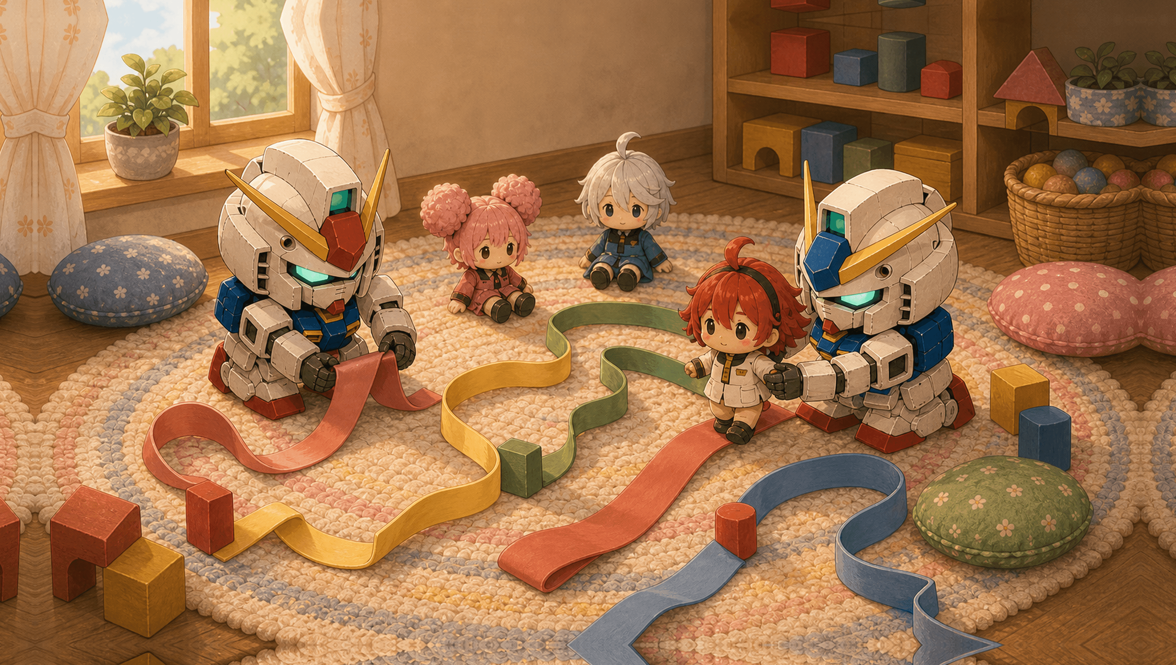 Ribbon Path Large mat artwork