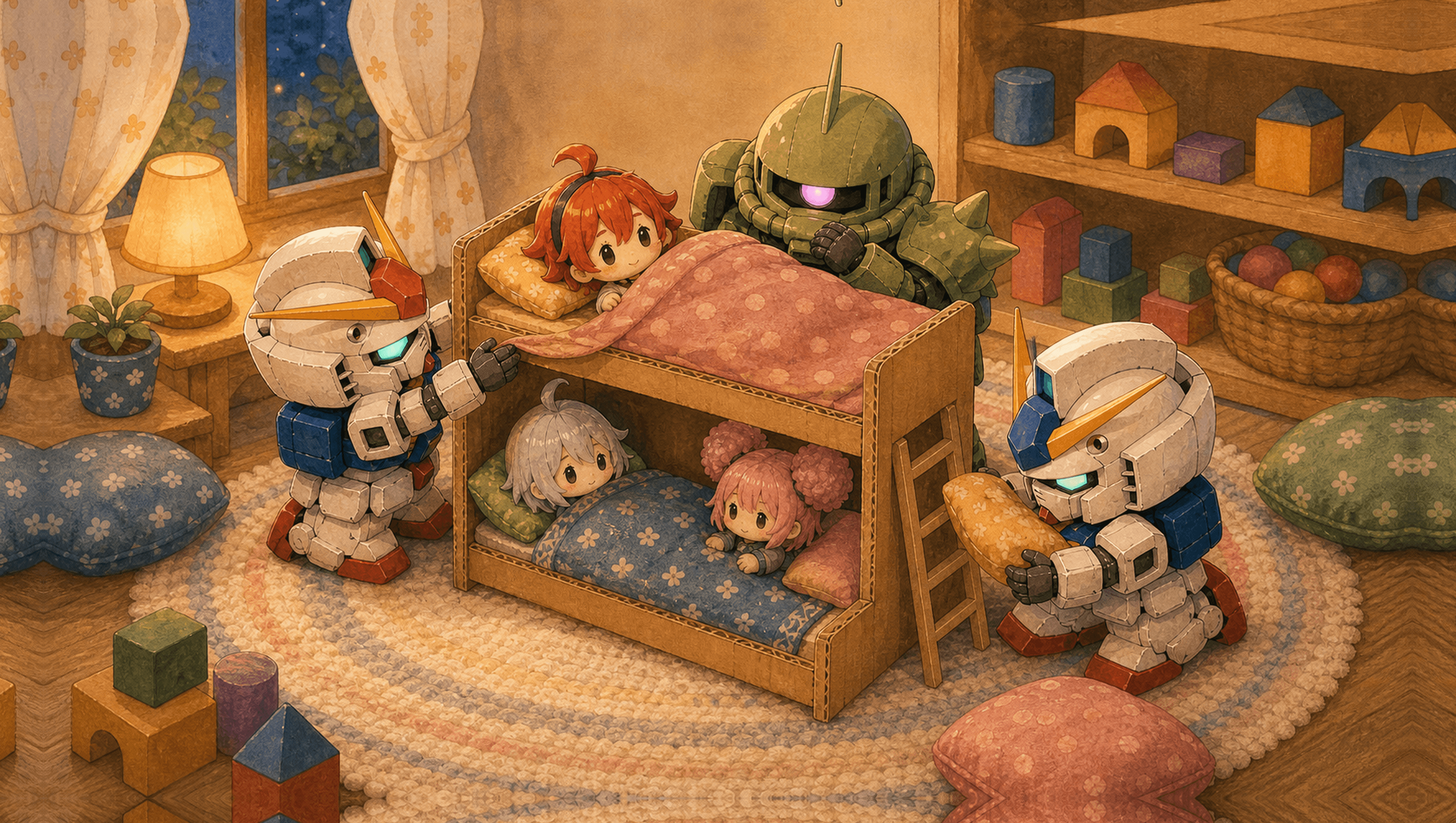 Bunk Bed Large mat artwork
