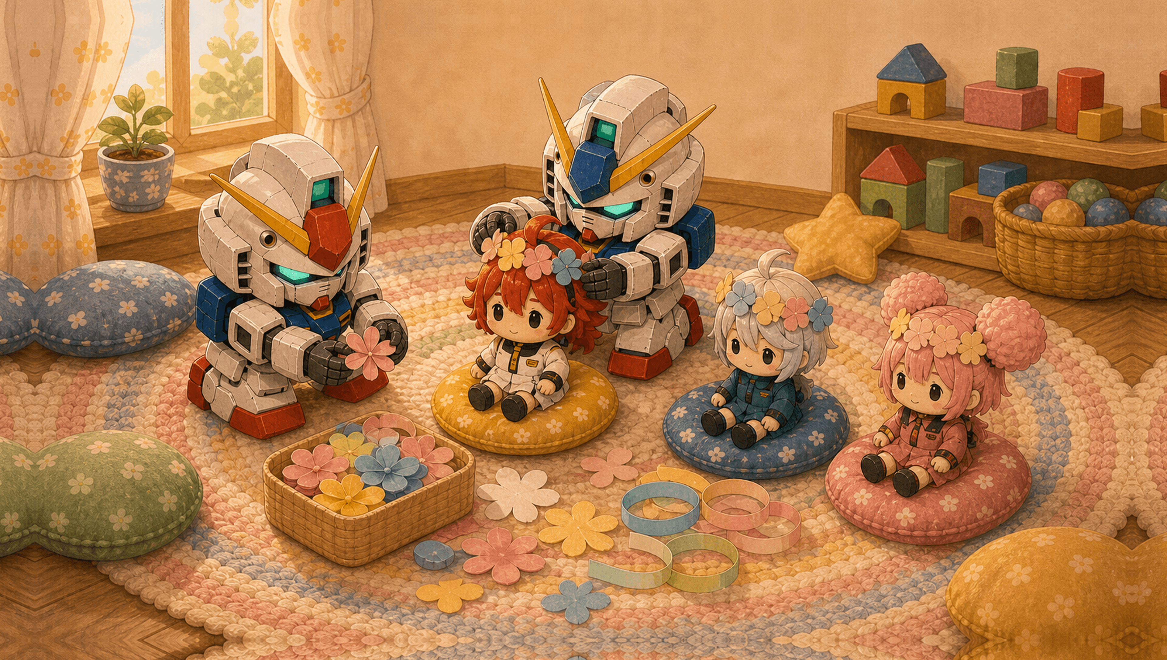 Flower Crown Large mat artwork
