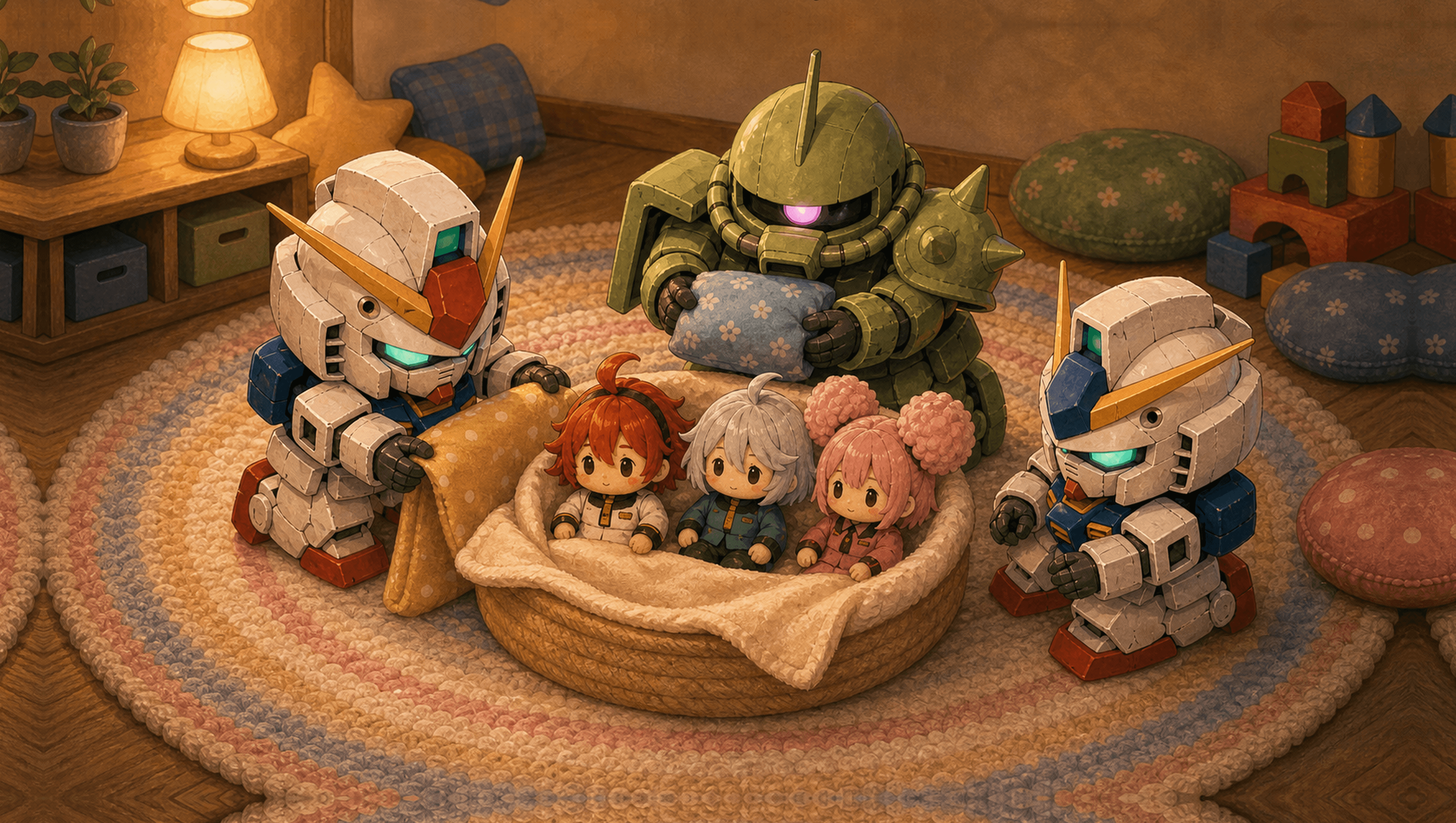 Goodnight Cleanup Large mat artwork