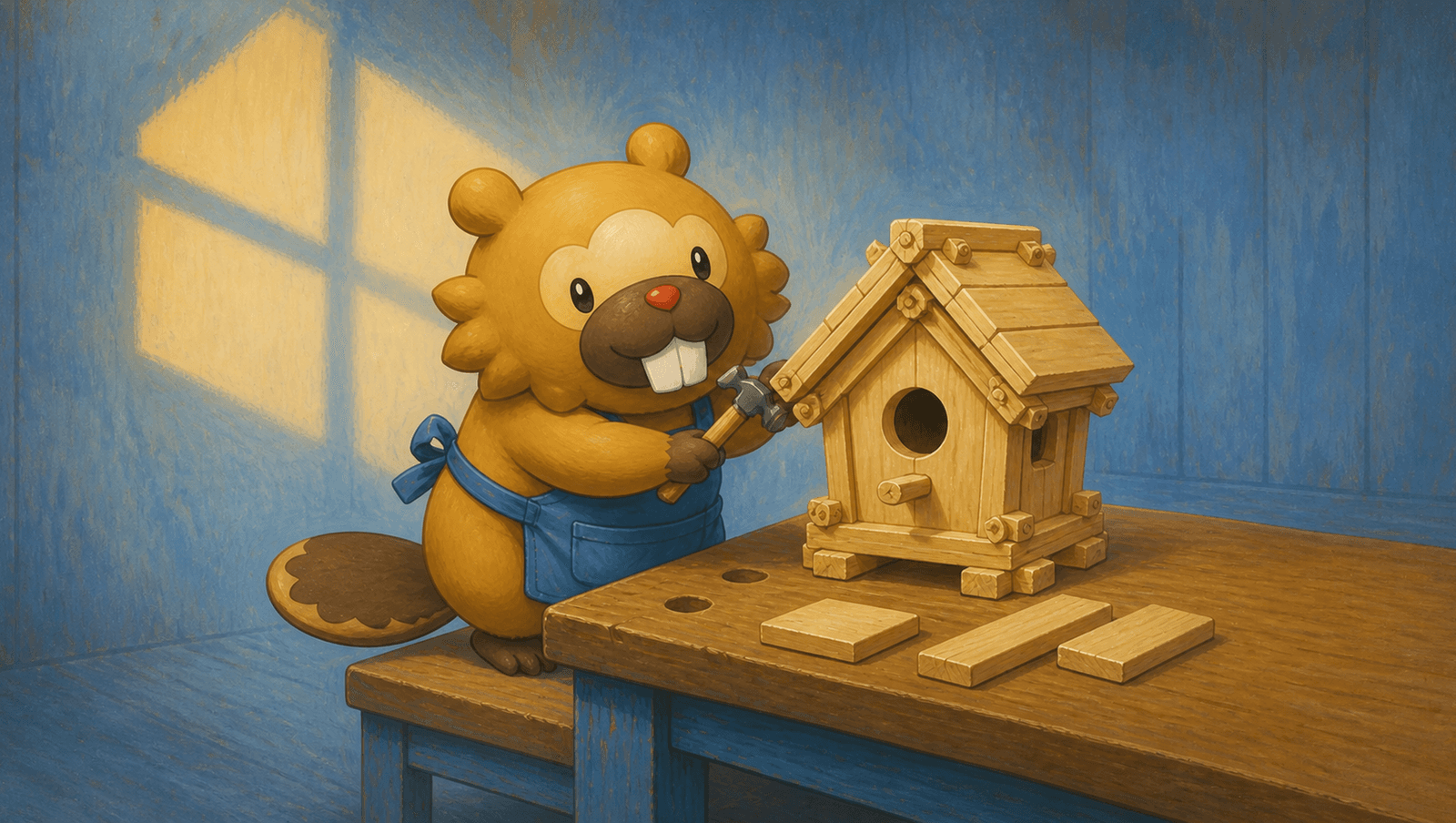 Bidoof Carpenter mat artwork