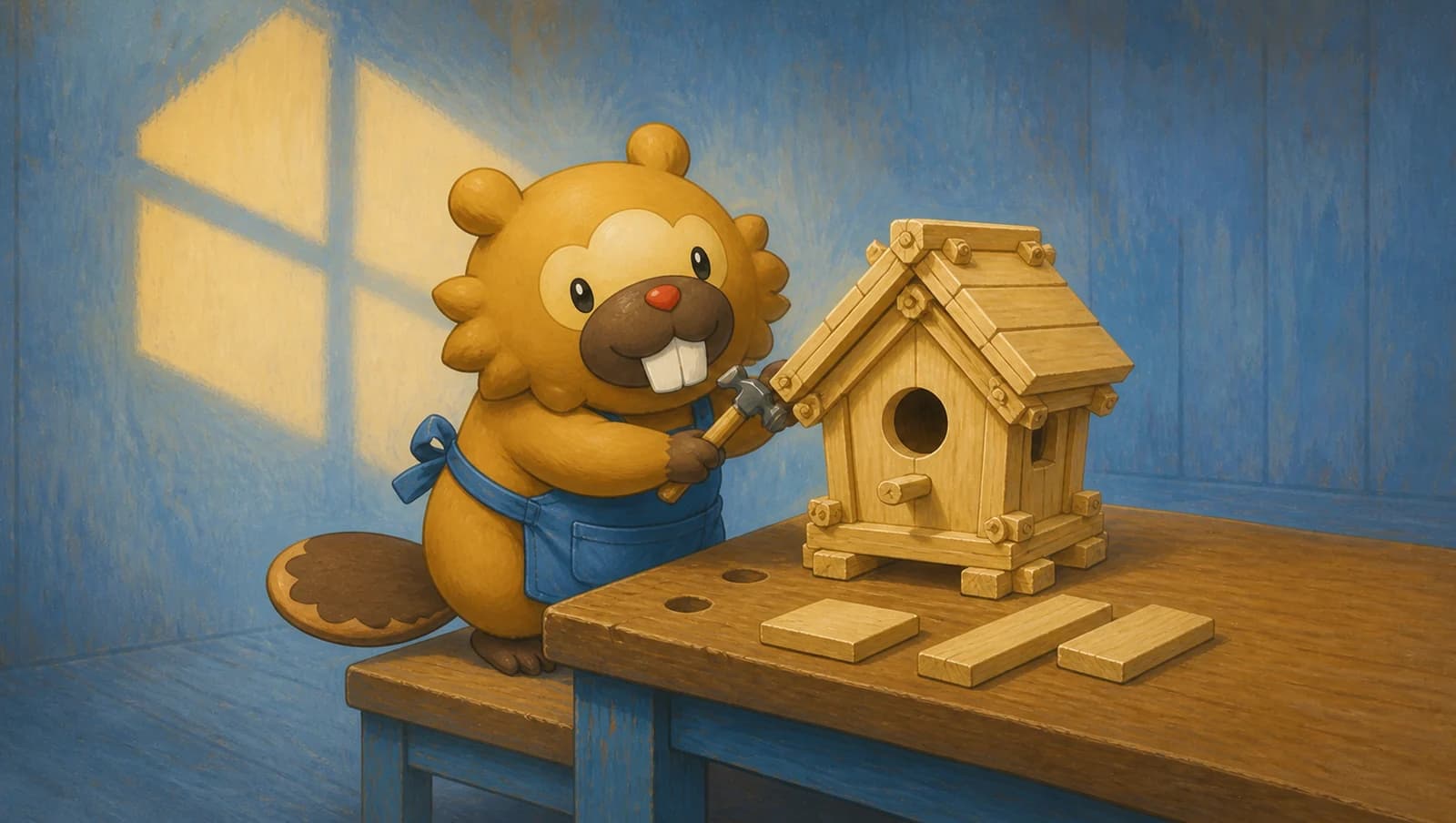 Bidoof Carpenter mat artwork