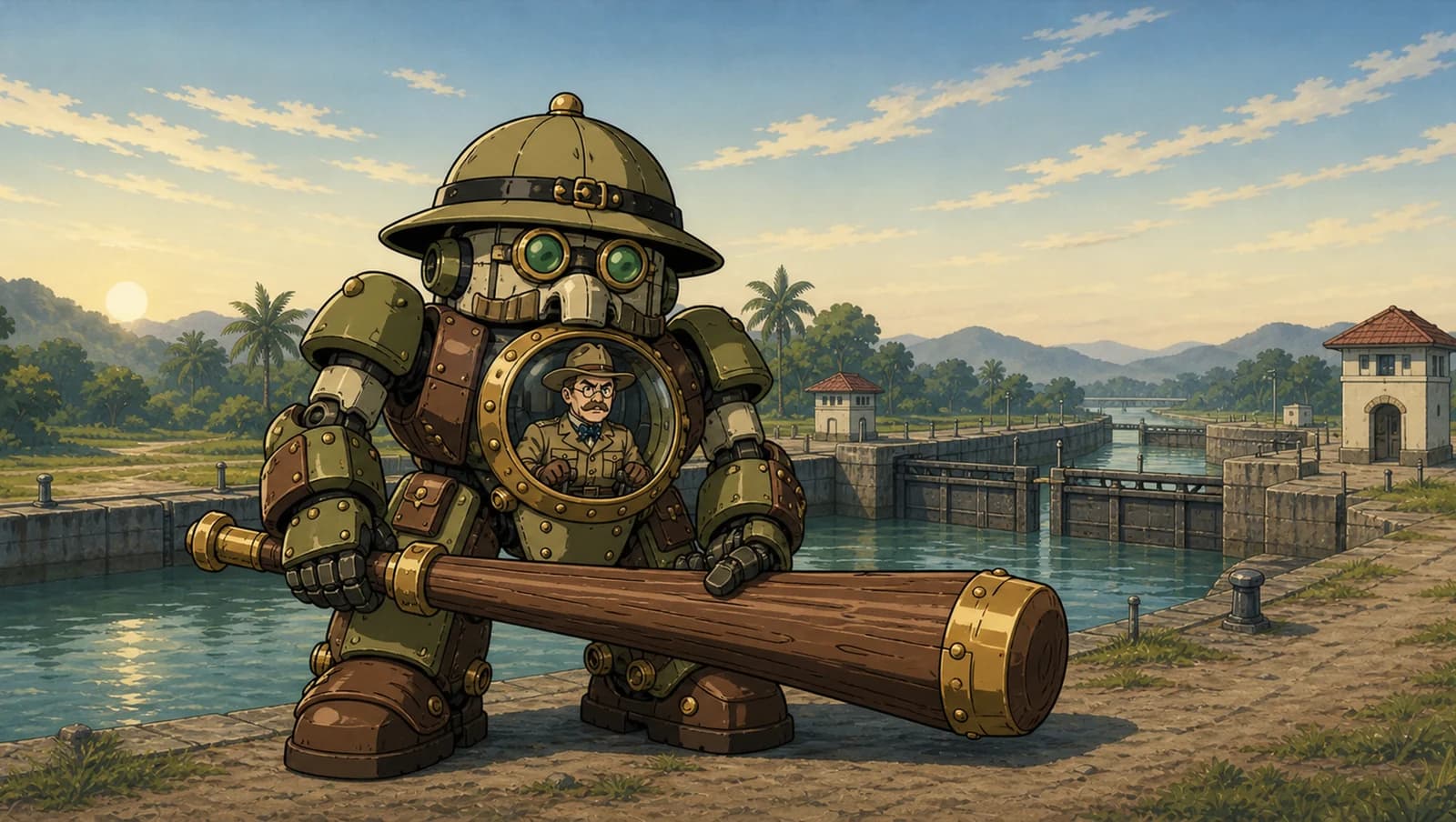 The Big Stick Doctrine mat artwork
