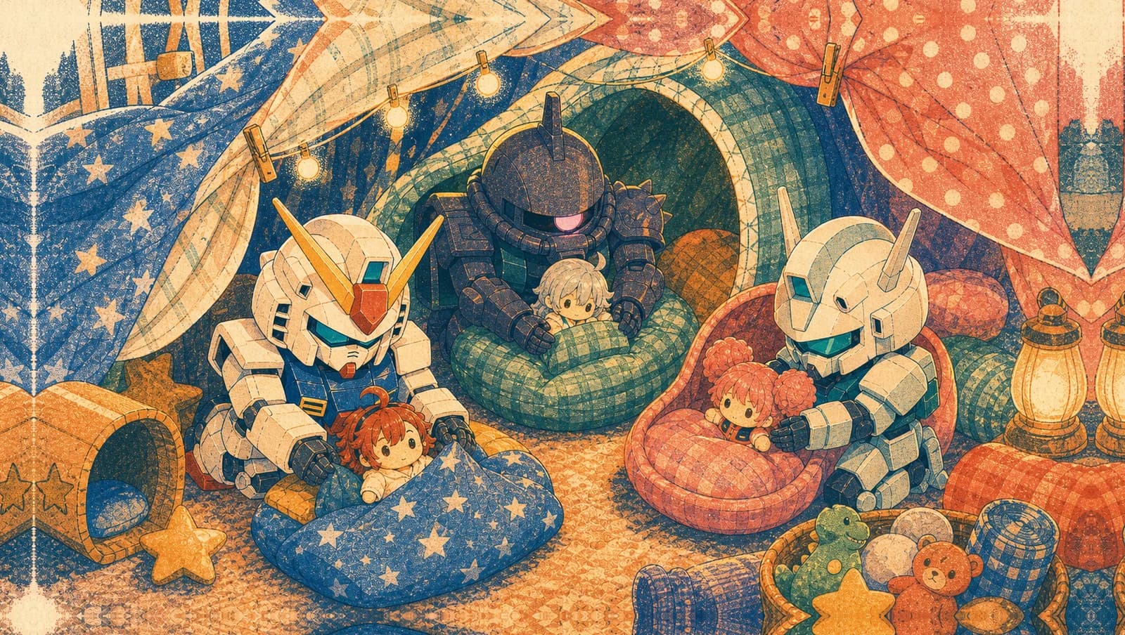 Blanket Fort Night Shift mat artwork