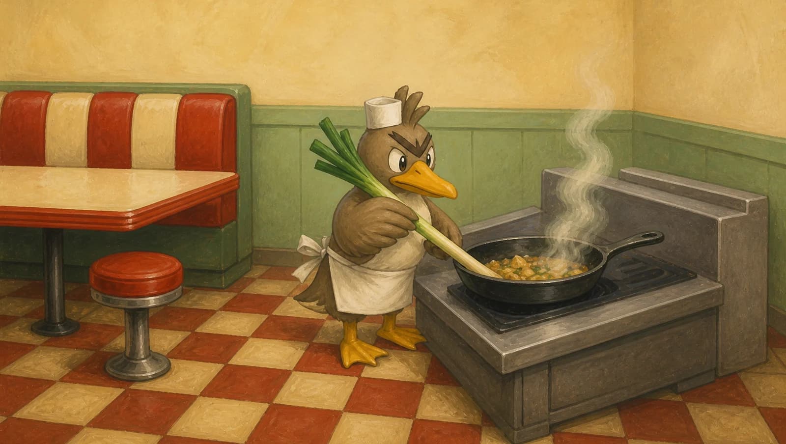 Farfetch'd Line Cook mat artwork