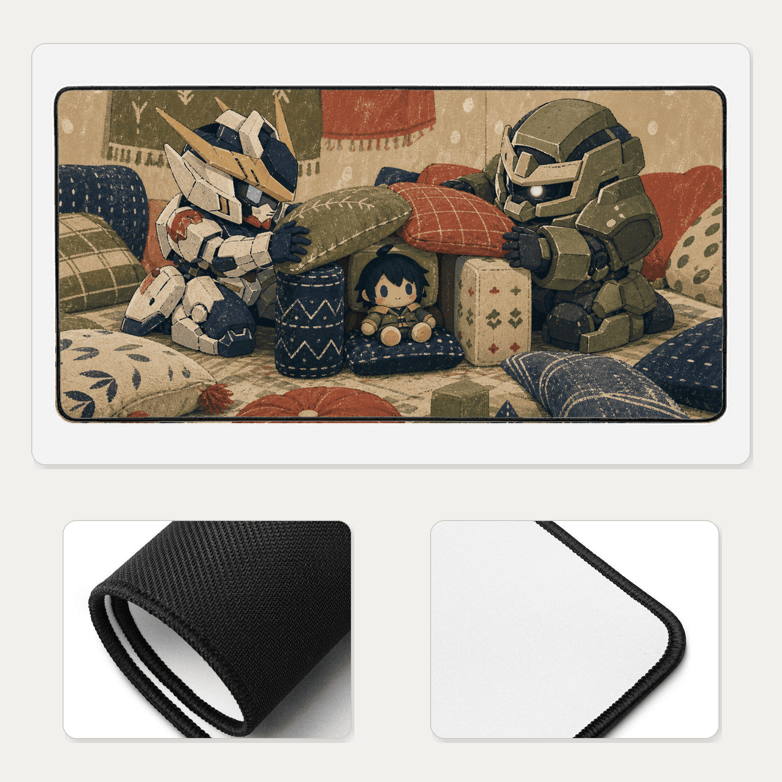 Pillow Fort Construction desk mat