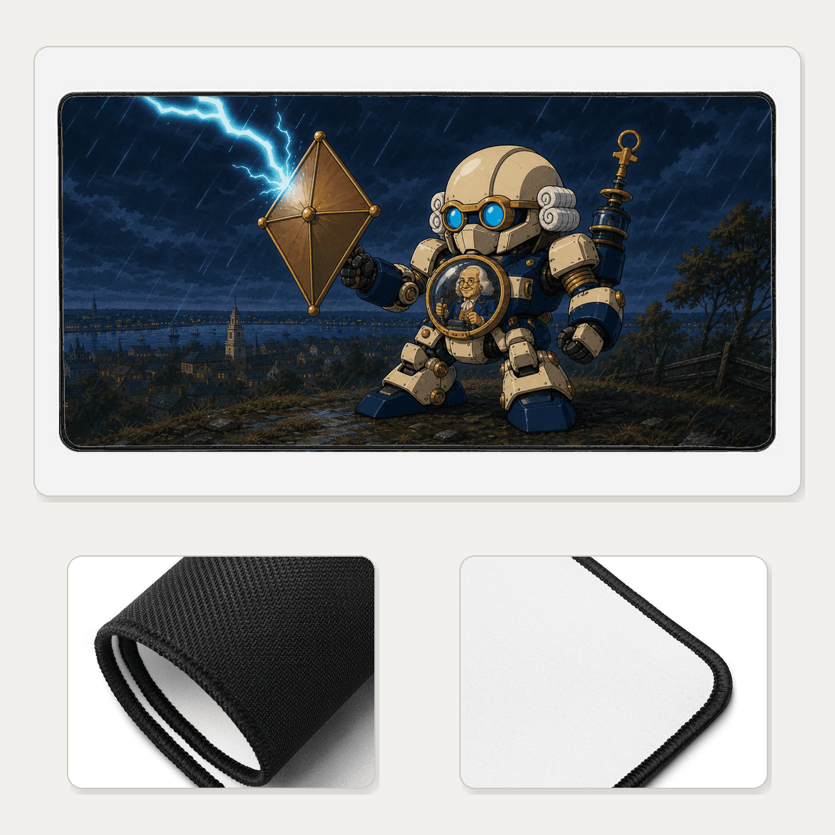 Poor Richard’s Thunderbolt mat artwork