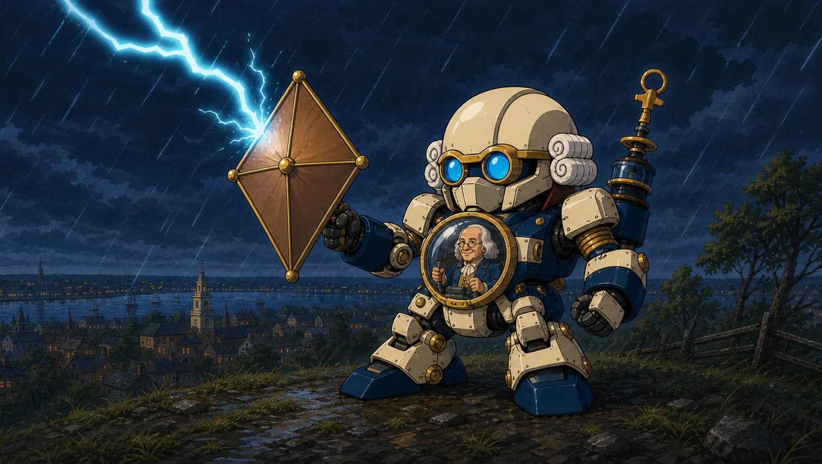 Poor Richard’s Thunderbolt mat artwork