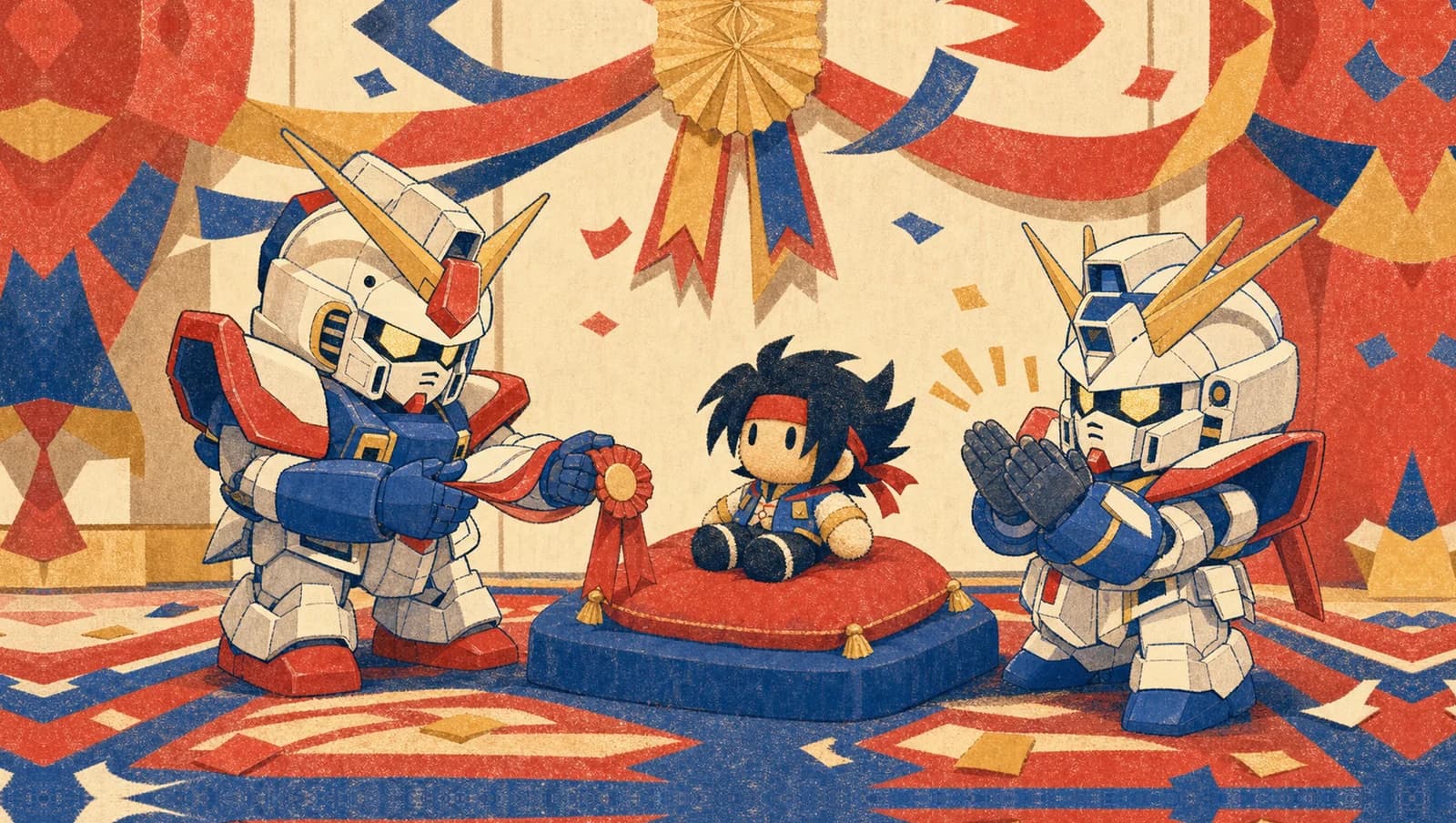 Ribbon Ceremony Rehearsal mat artwork
