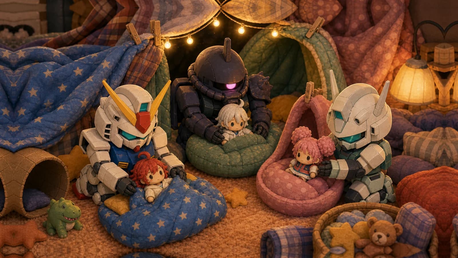 Blanket Fort Claymation mat artwork