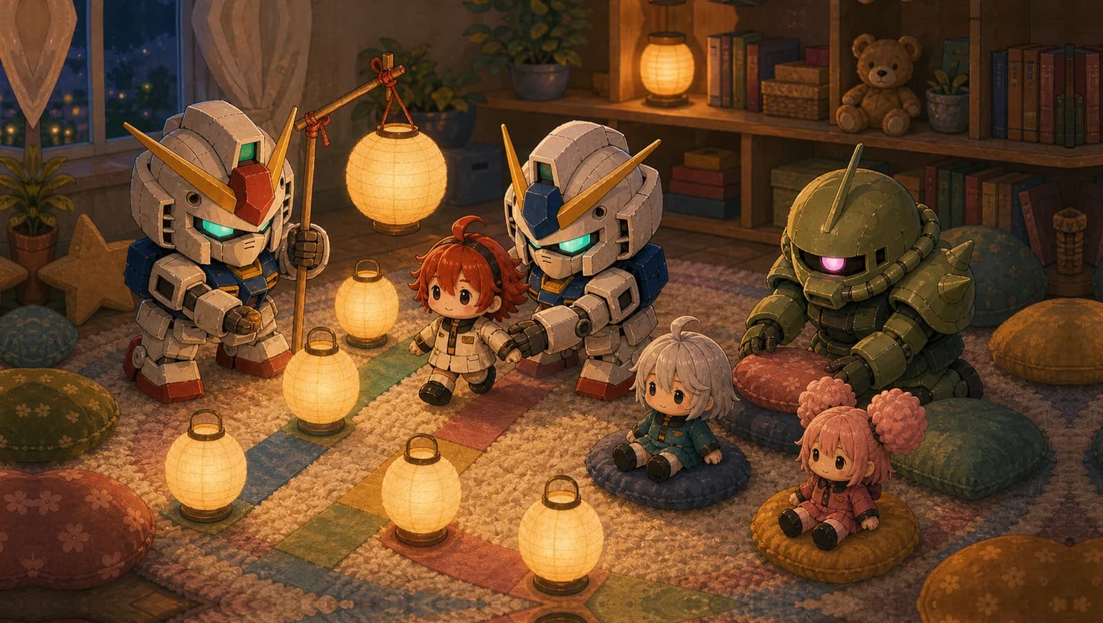 Paper Lantern mat artwork