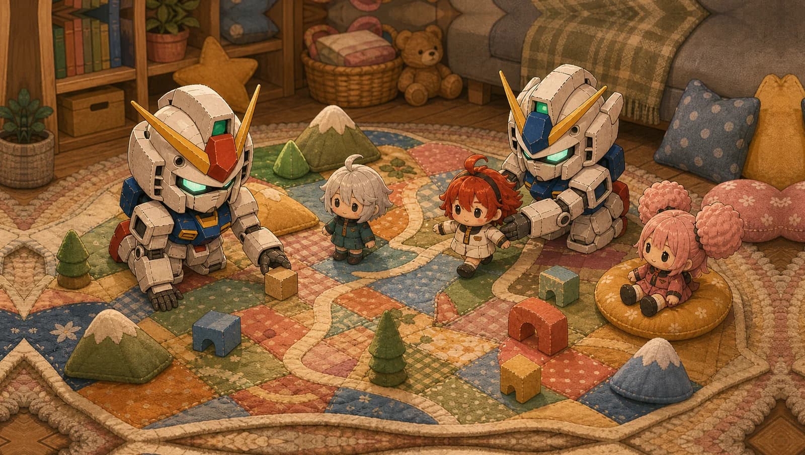 Quilt Map mat artwork