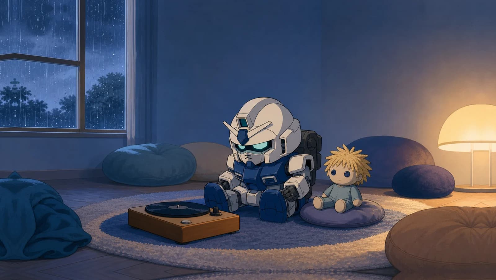 Thunderbolt Listening Corner mat artwork