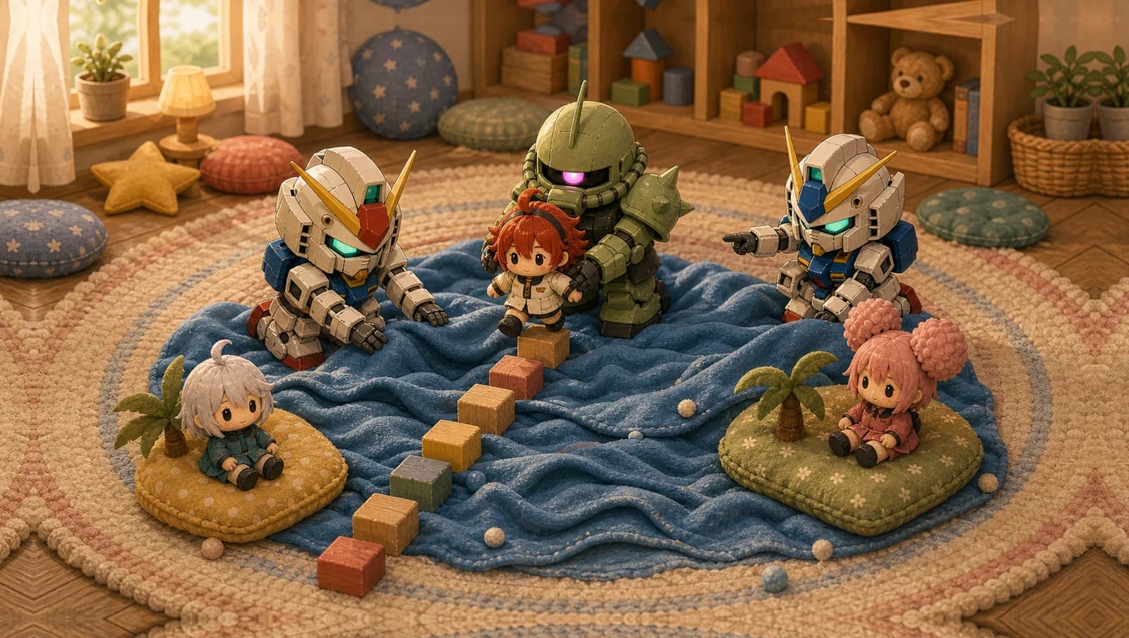 Blanket Sea mat artwork