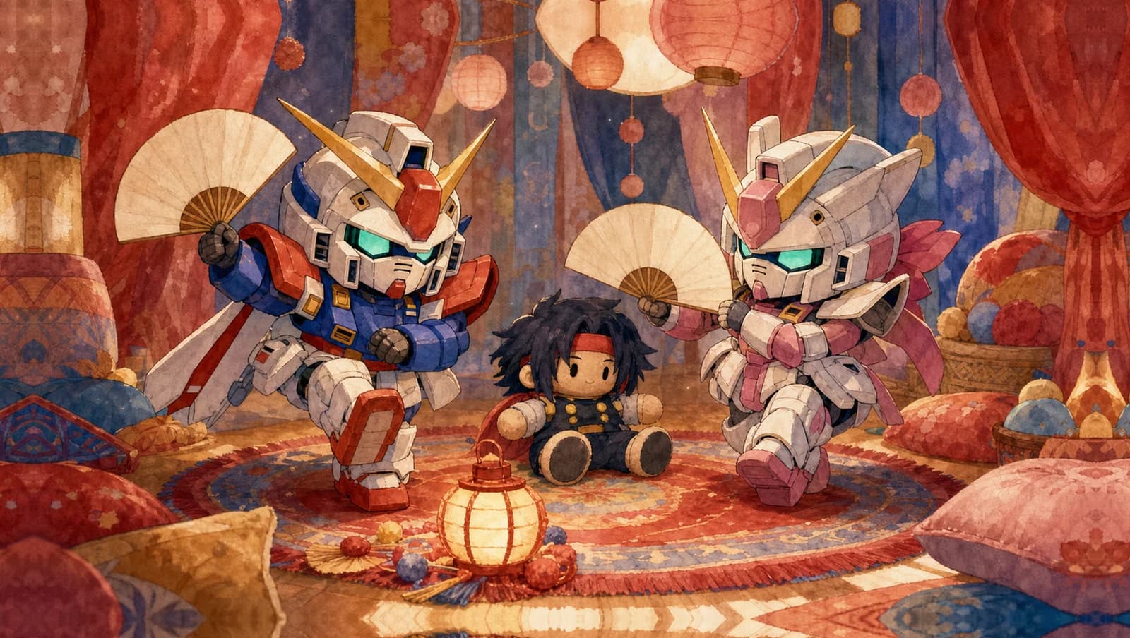 G Gundam Festival Dance mat artwork