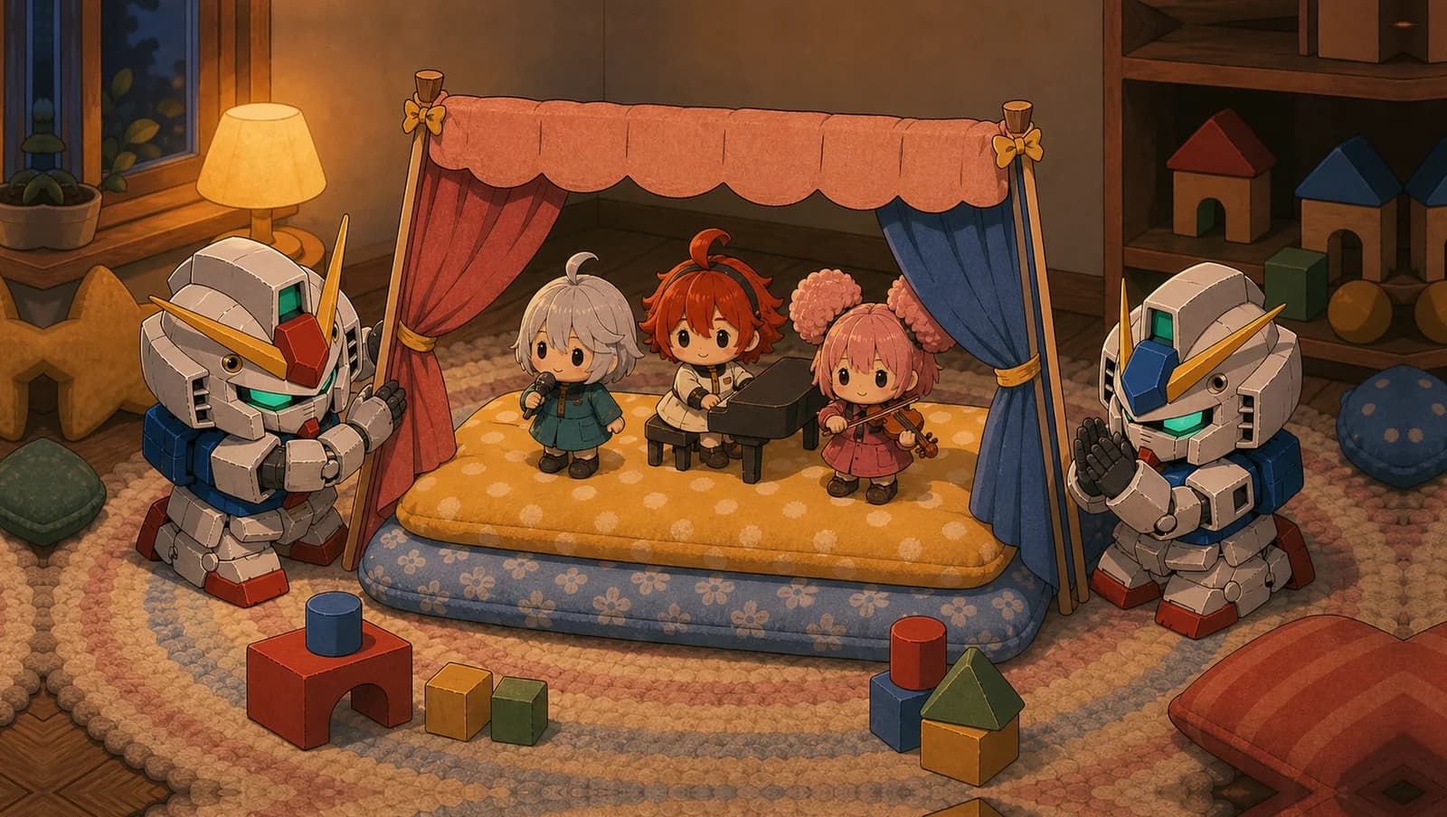 Pillow Recital mat artwork