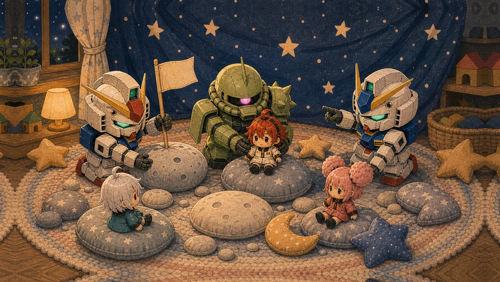 Moon Pillow mat artwork