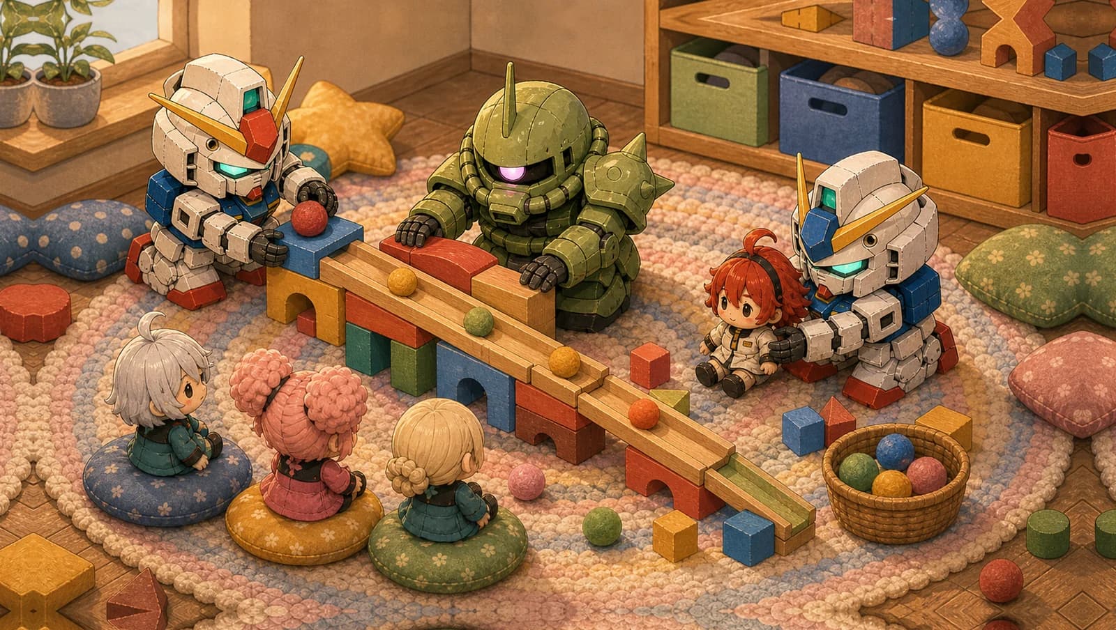 Block Ramp mat artwork