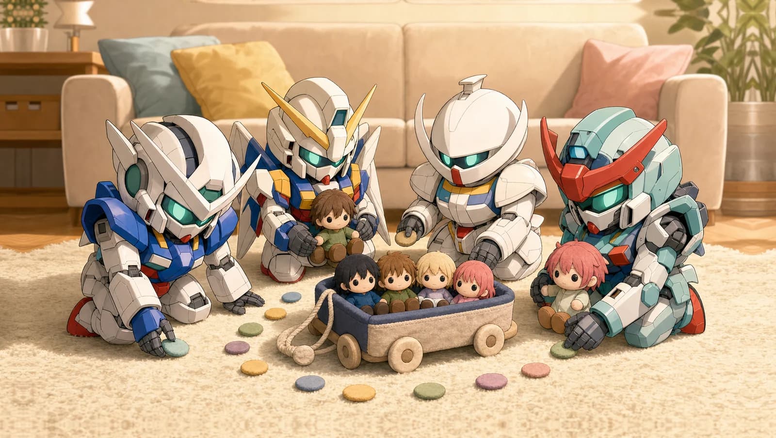 Mixed Show Toy Parade mat artwork