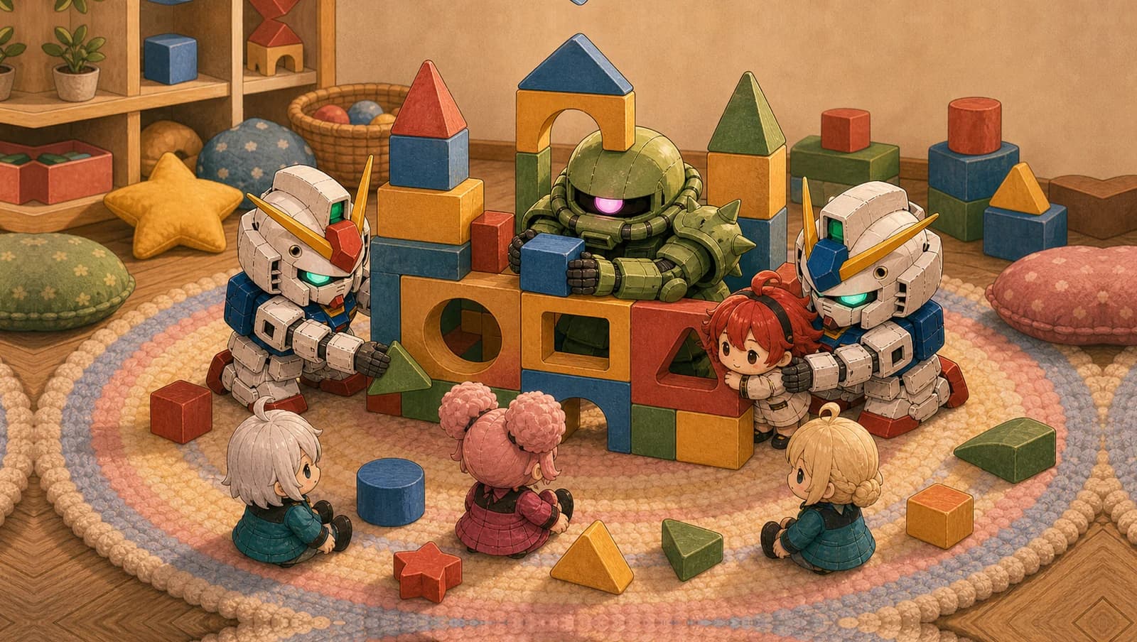 Shape Castle mat artwork