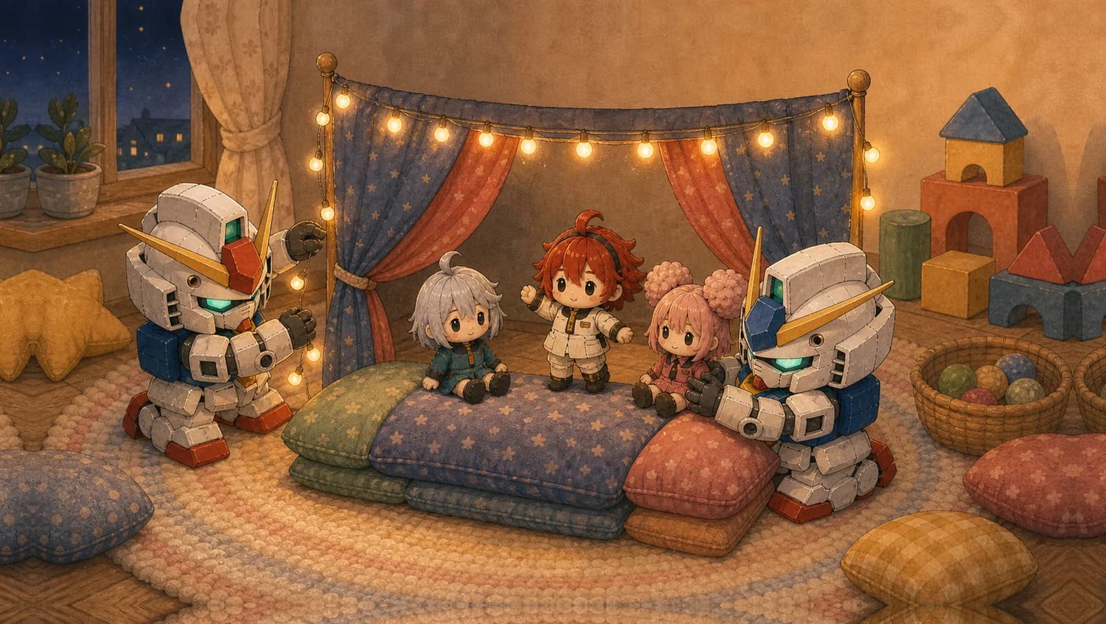 String Light Stage mat artwork