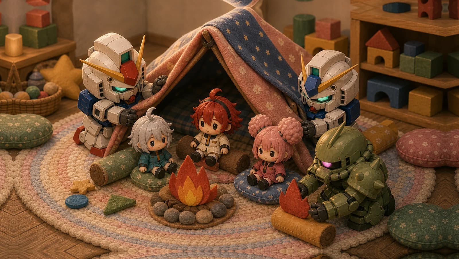 Blanket Campsite mat artwork