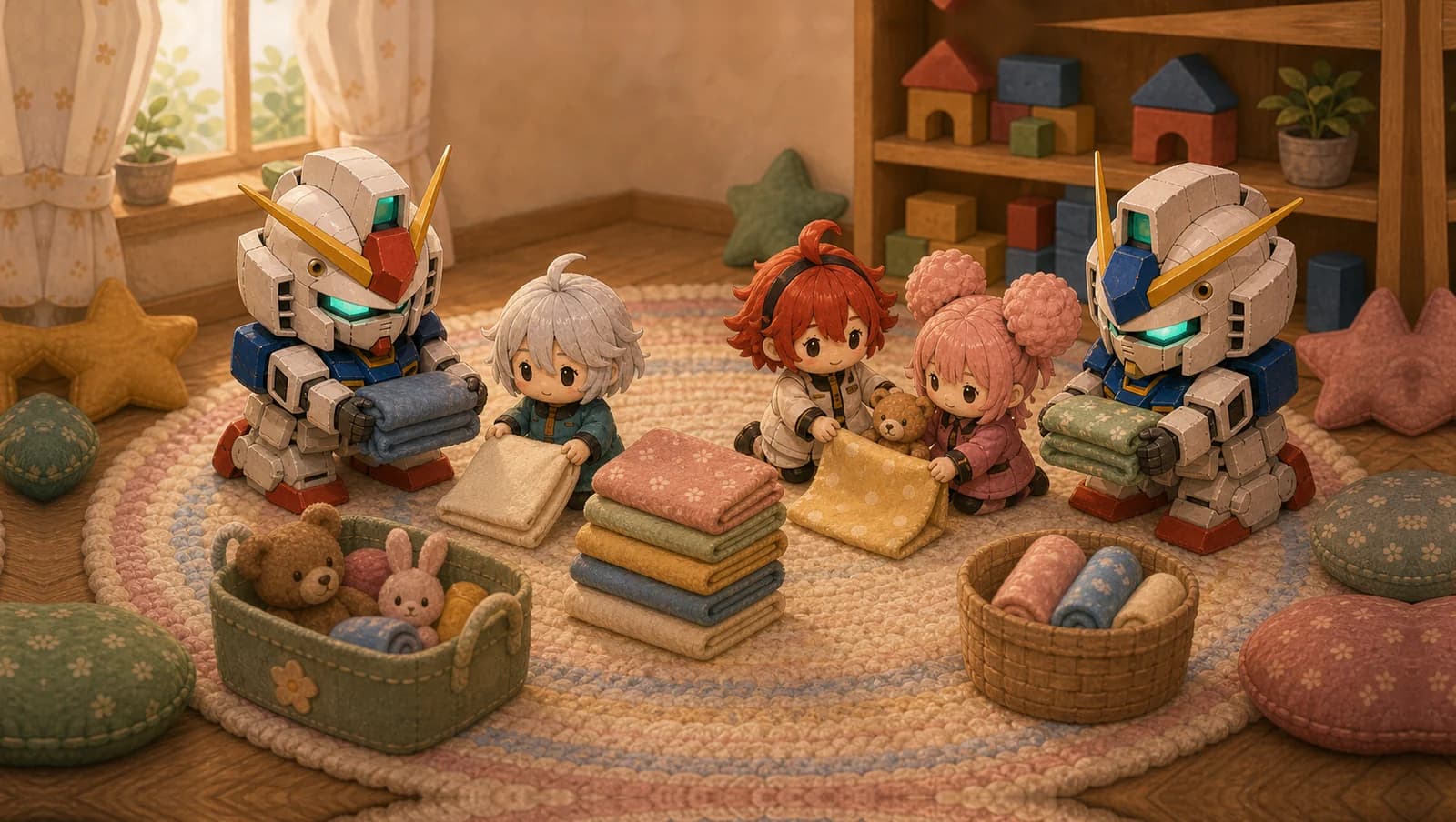 Blanket Folding mat artwork