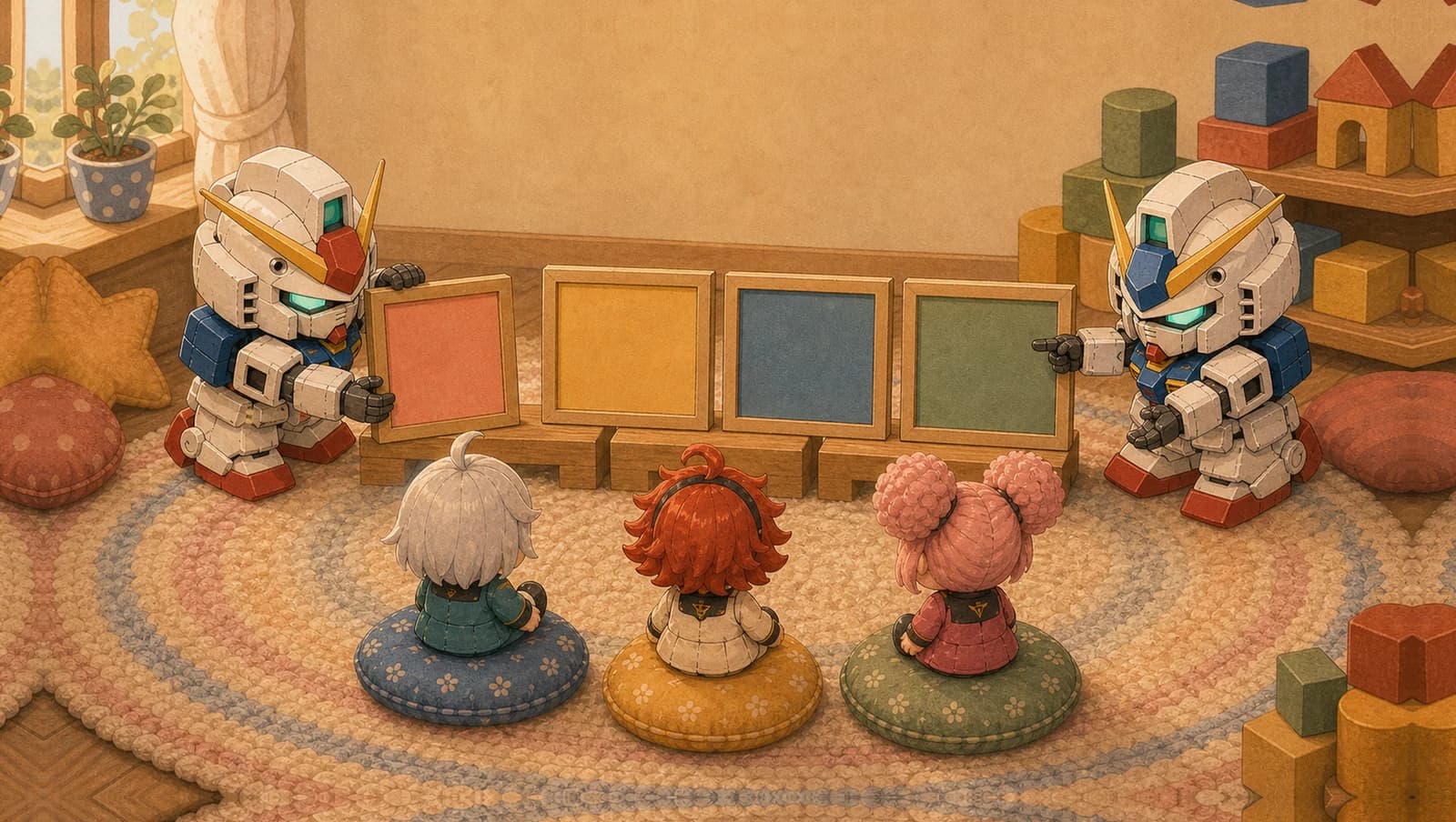 Blank Tile Gallery mat artwork