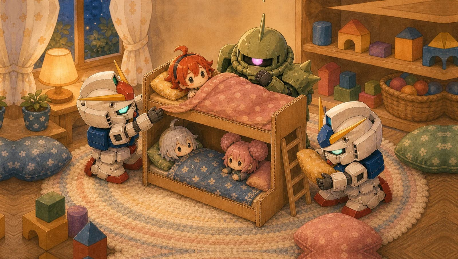 Bunk Bed mat artwork