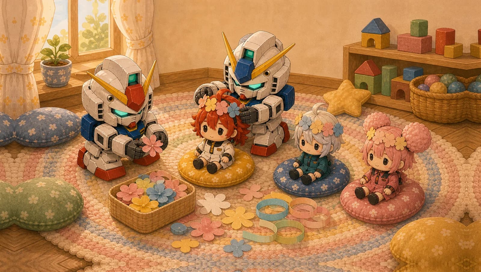 Flower Crown mat artwork