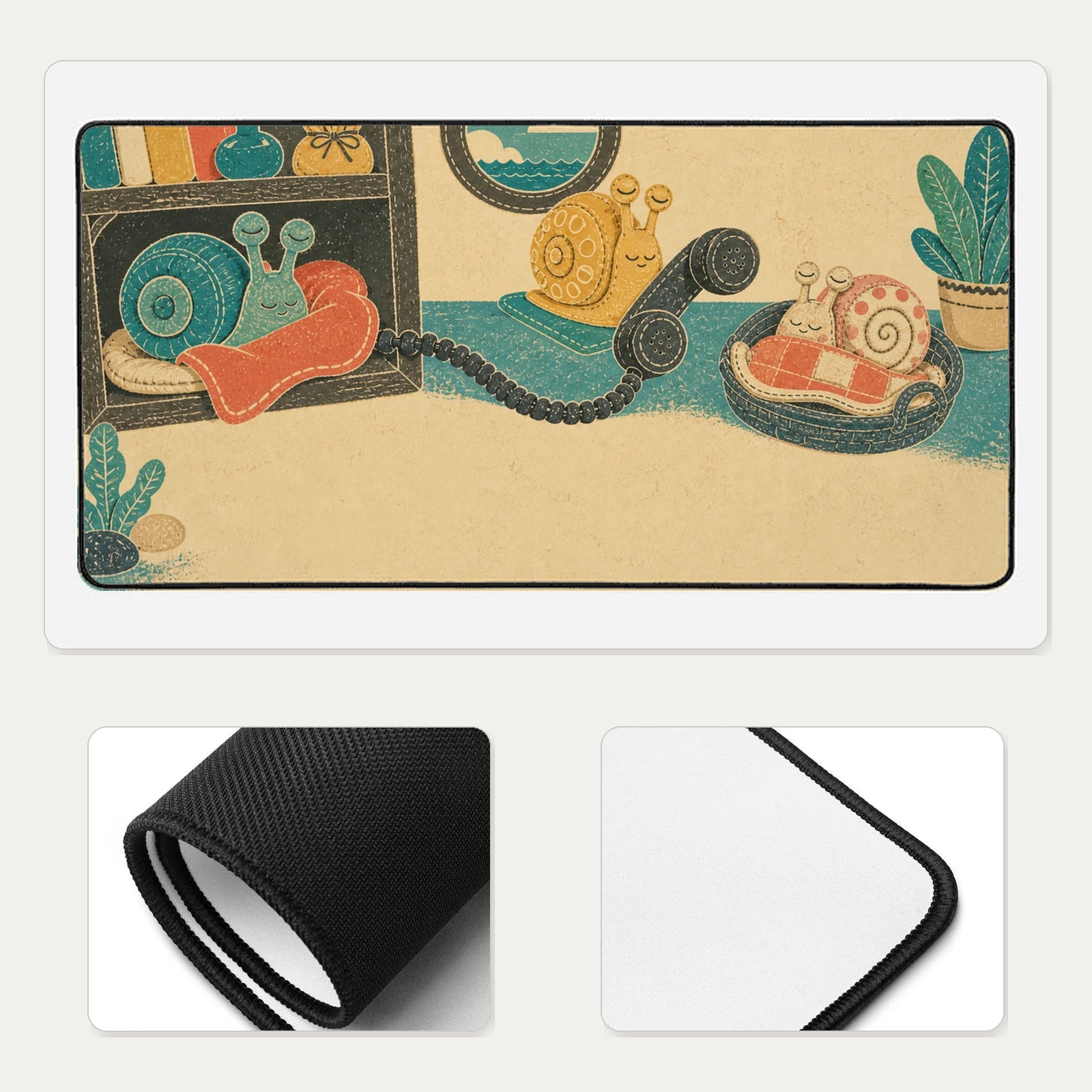 Den Den Mushi Nap Rotation mat mockup