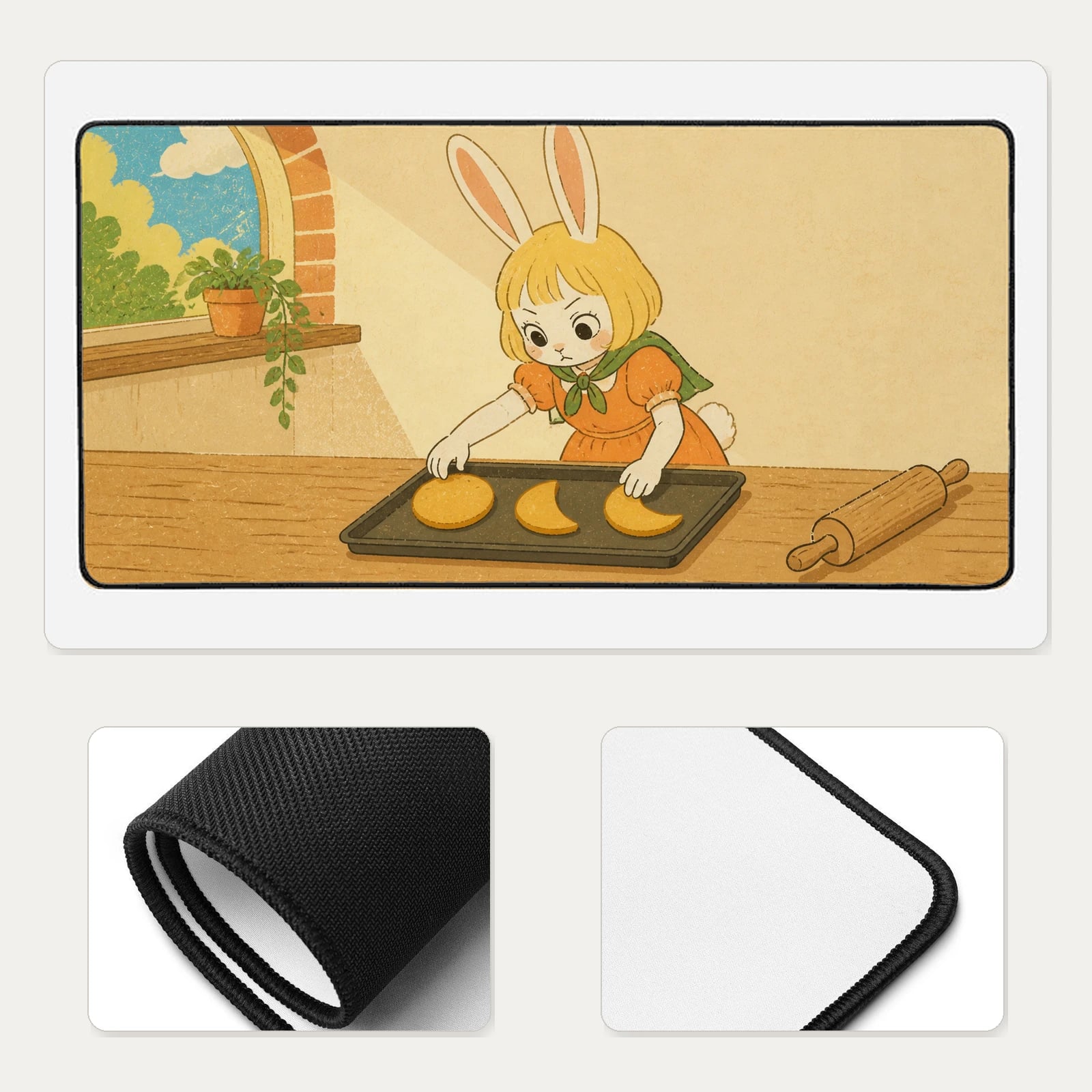 Moon Cookie Batch mat mockup