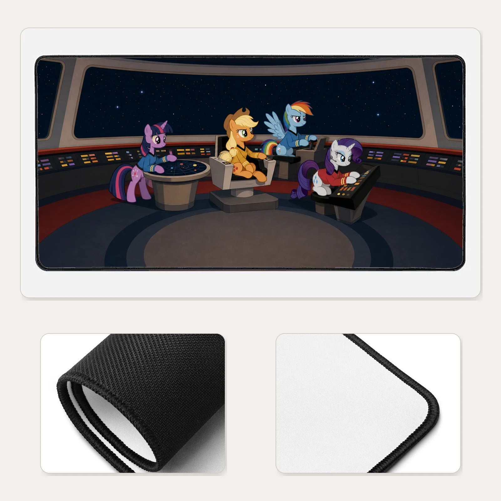 Ponies on the Friendship Frontier mat mockup