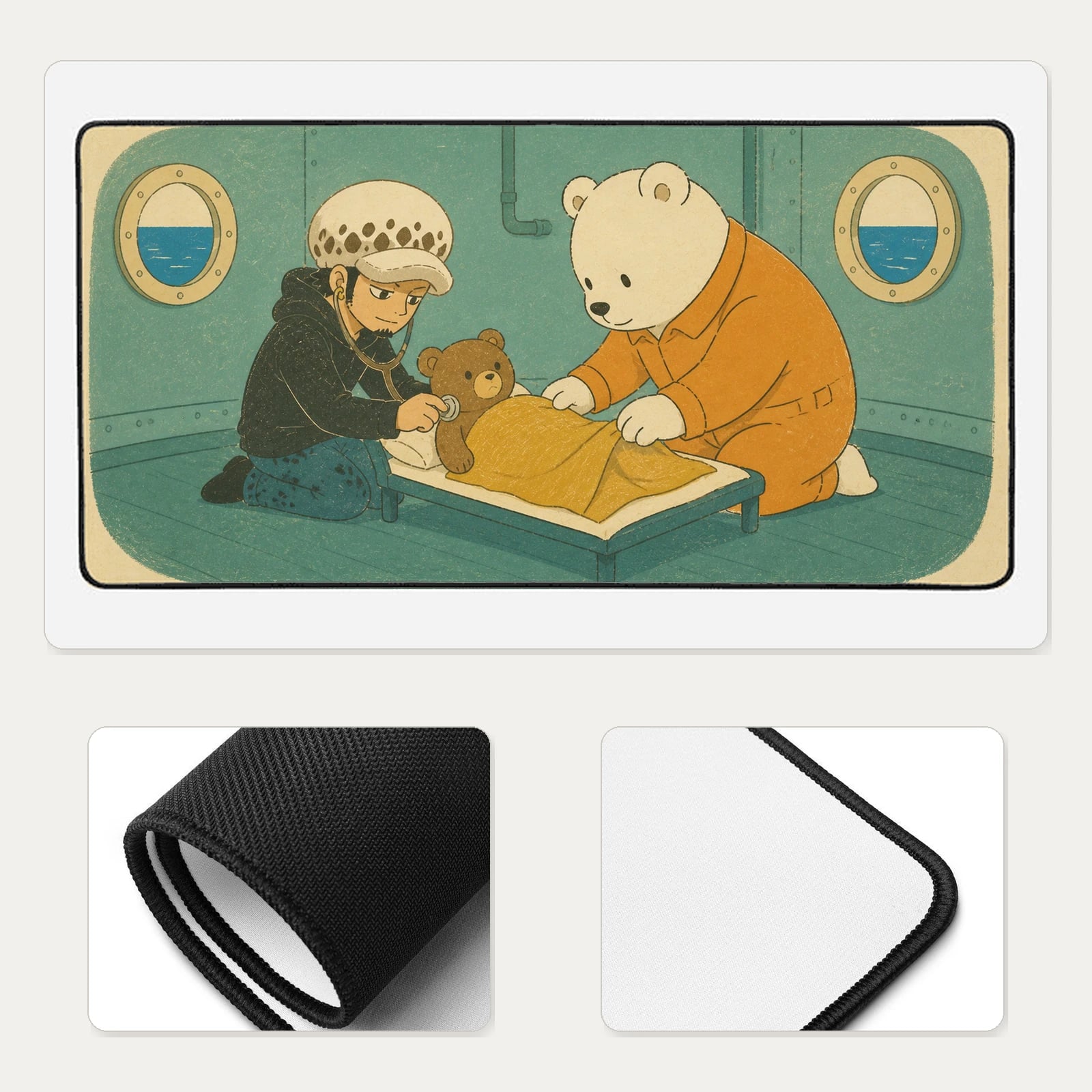 Teddy Bear Rounds mat mockup