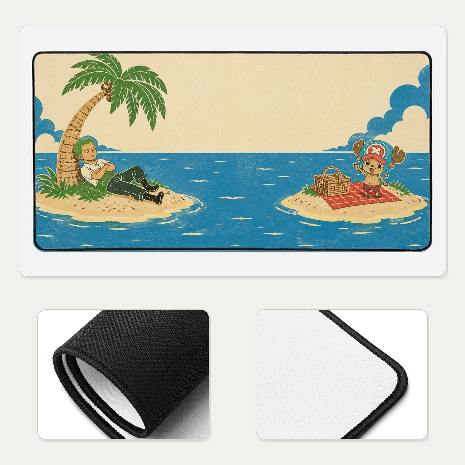 Wrong Island Picnic mat mockup